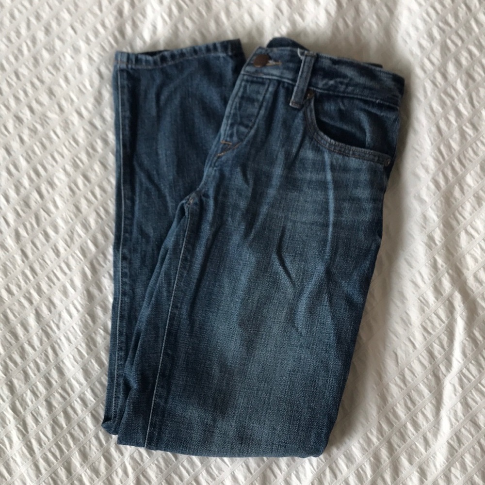 Pinter wash boyfriend ankle jeans